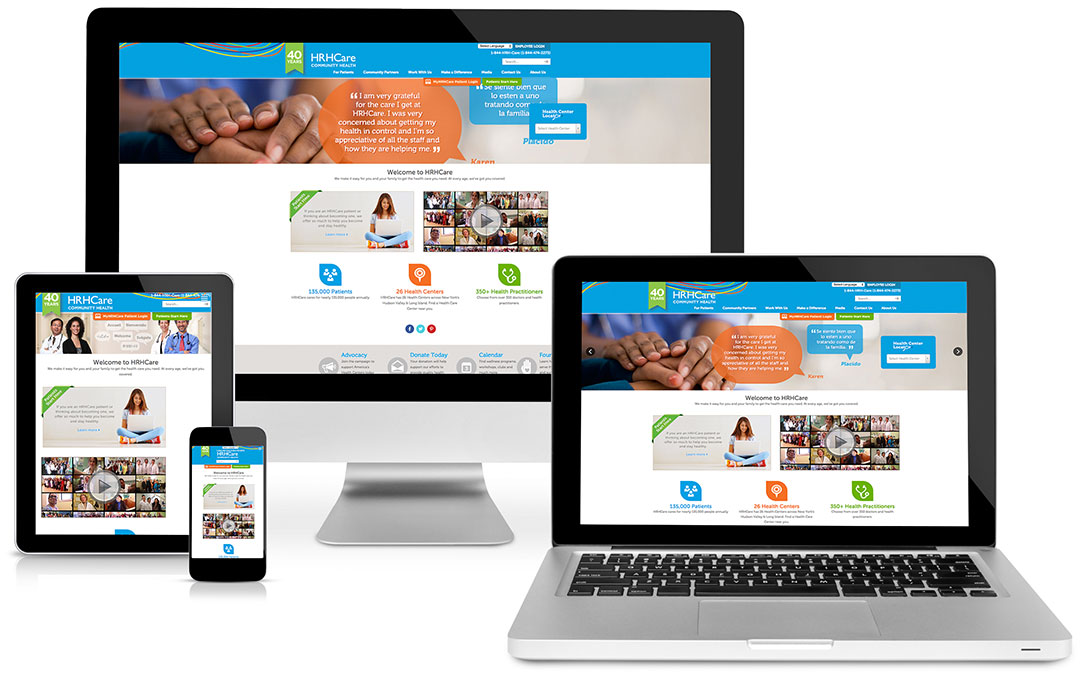 HRHCare Foundation WebSite Design